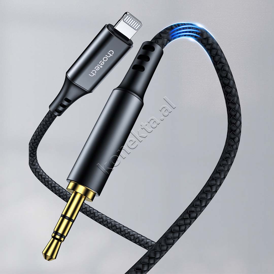 Kabell Aux 3.5mm Ne Lightning 1m Choetech