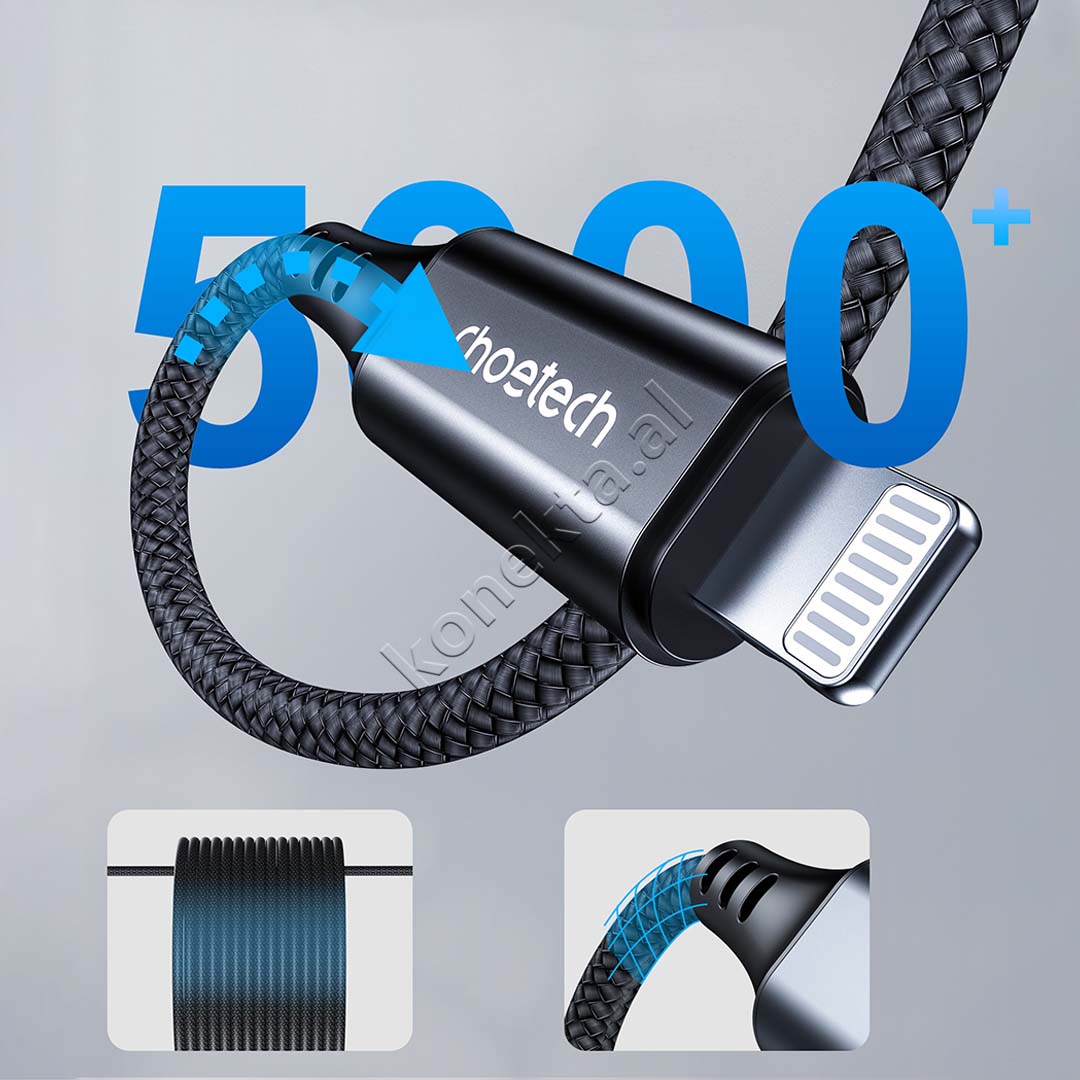 Kabell Aux 3.5mm Ne Lightning 1m Choetech