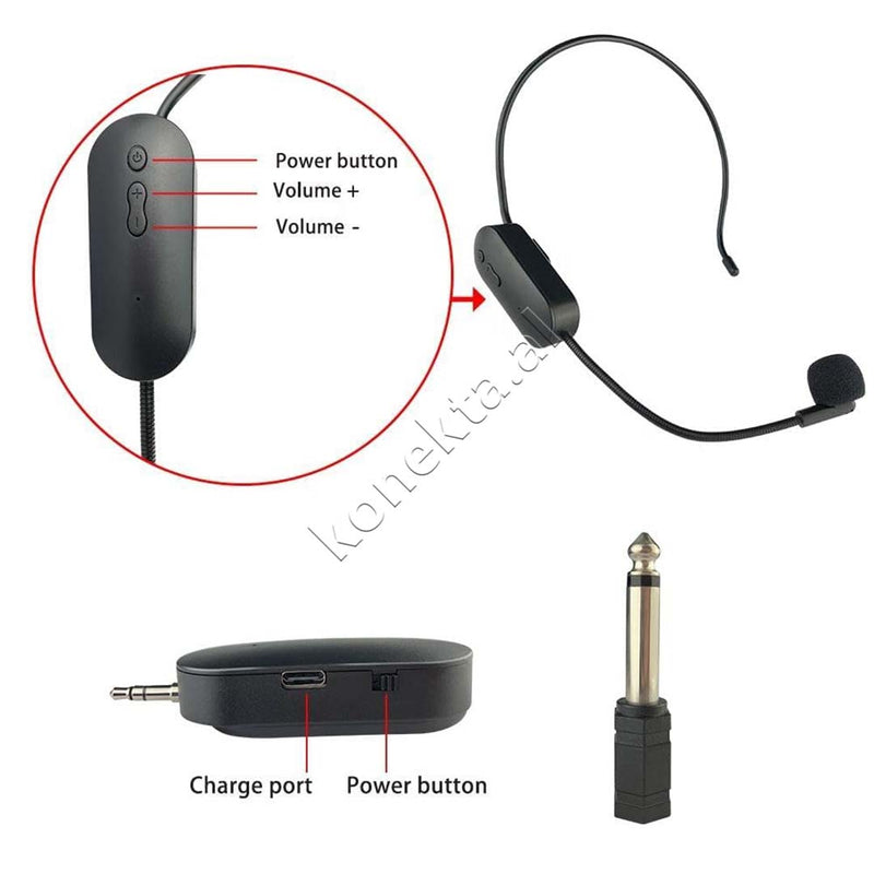 Mikrofon Wireless Profesional Headset