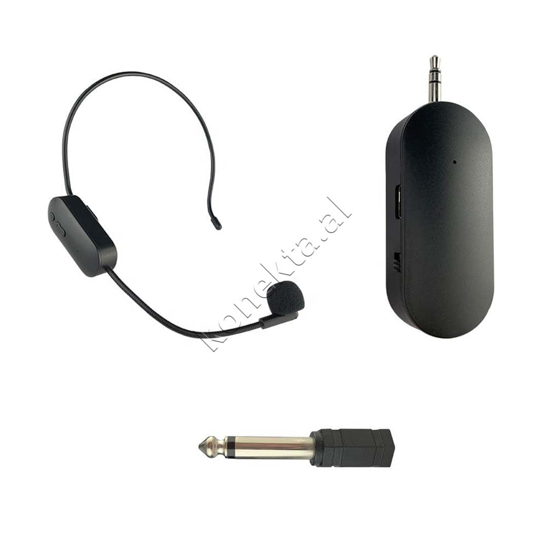 Mikrofon Wireless Profesional Headset 3.5 & 6.5mm