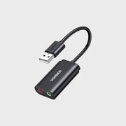 Adaptor Audio USB-A 2.0 ne 3.5mm Ugreen