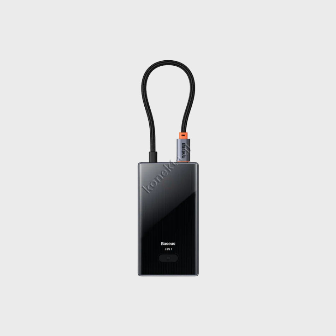Adaptor HUB Baseus Me 8 Porta, HDMI 4K@30Hz, RJ45 1000Mbps, PD 100W, USB3.0 Dhe Lexues Karte TF/SD