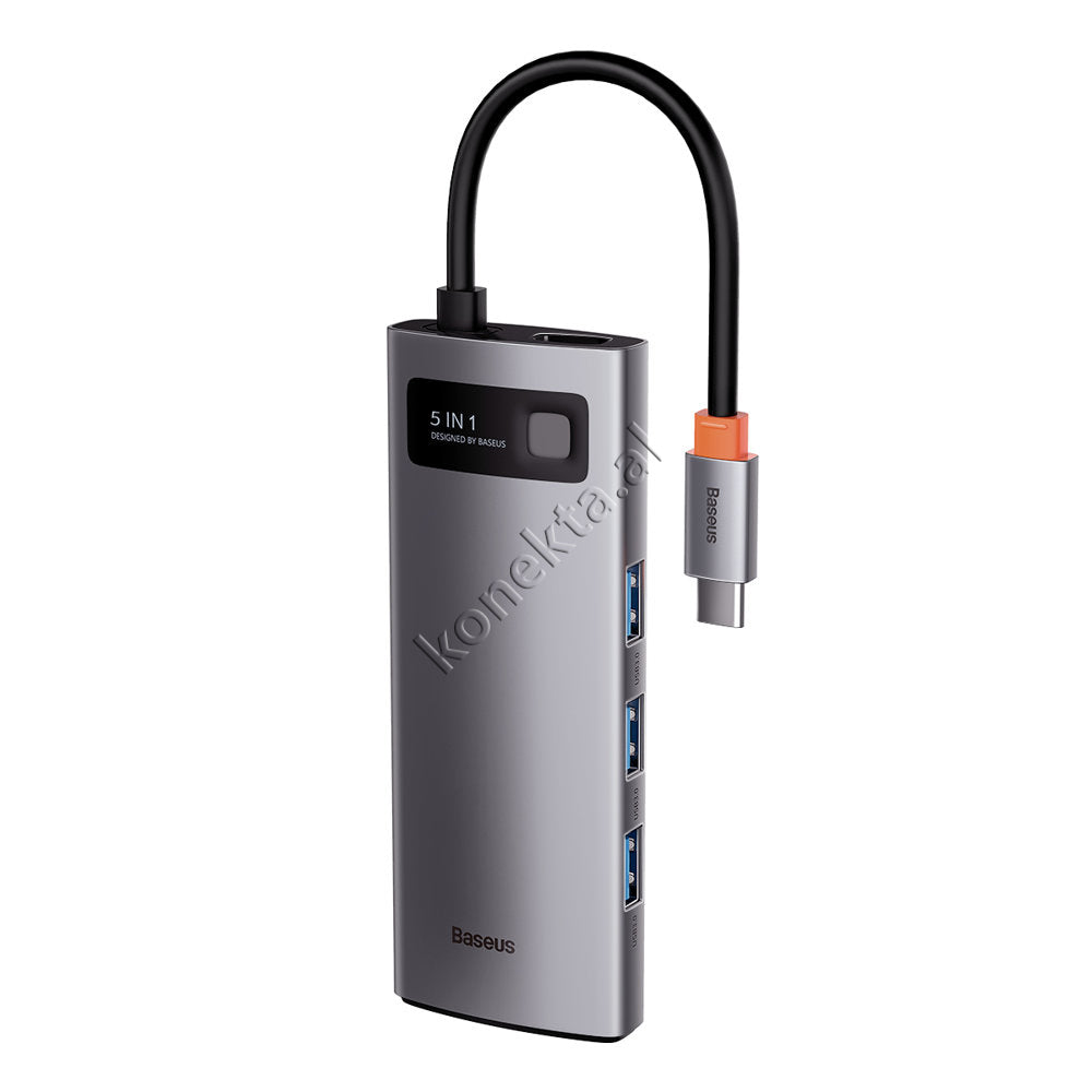 Adaptor HUB Baseus Me Shumë Porta 5 në 1