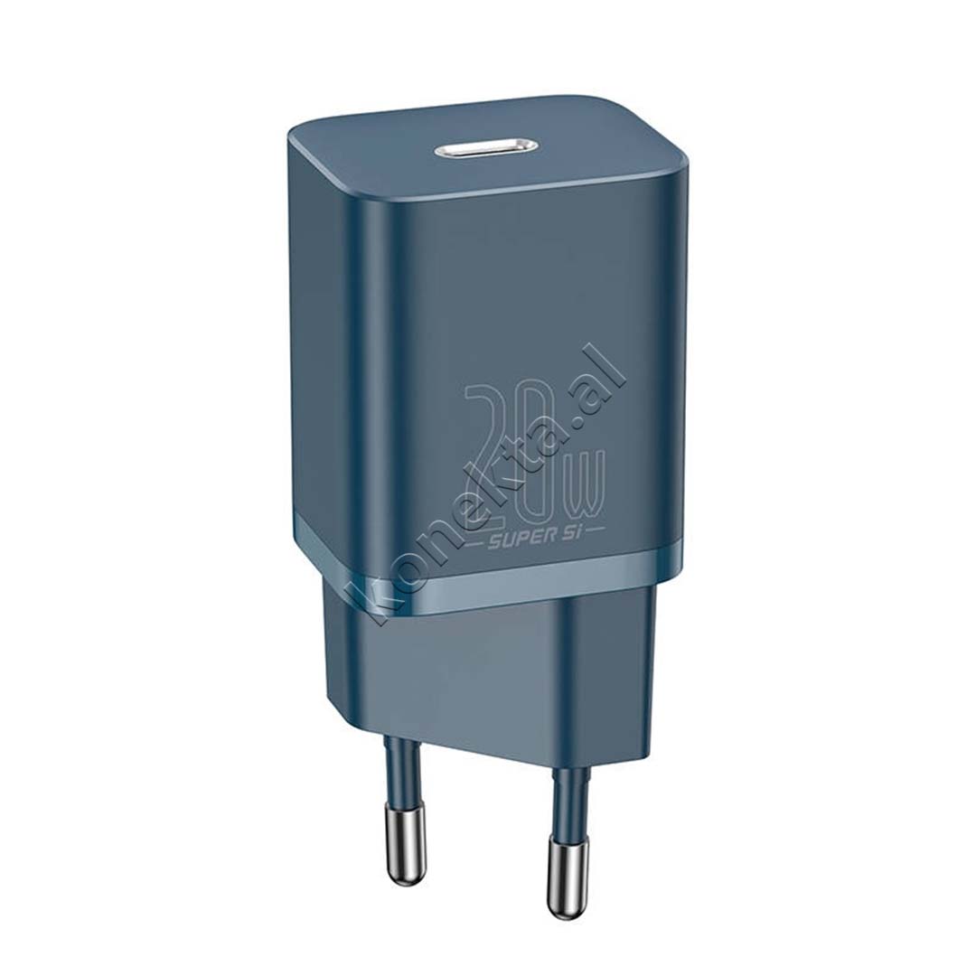 Adaptor Karikimi 20W Me Porte Type-C Baseus BLU KOKE KARIKUESI
