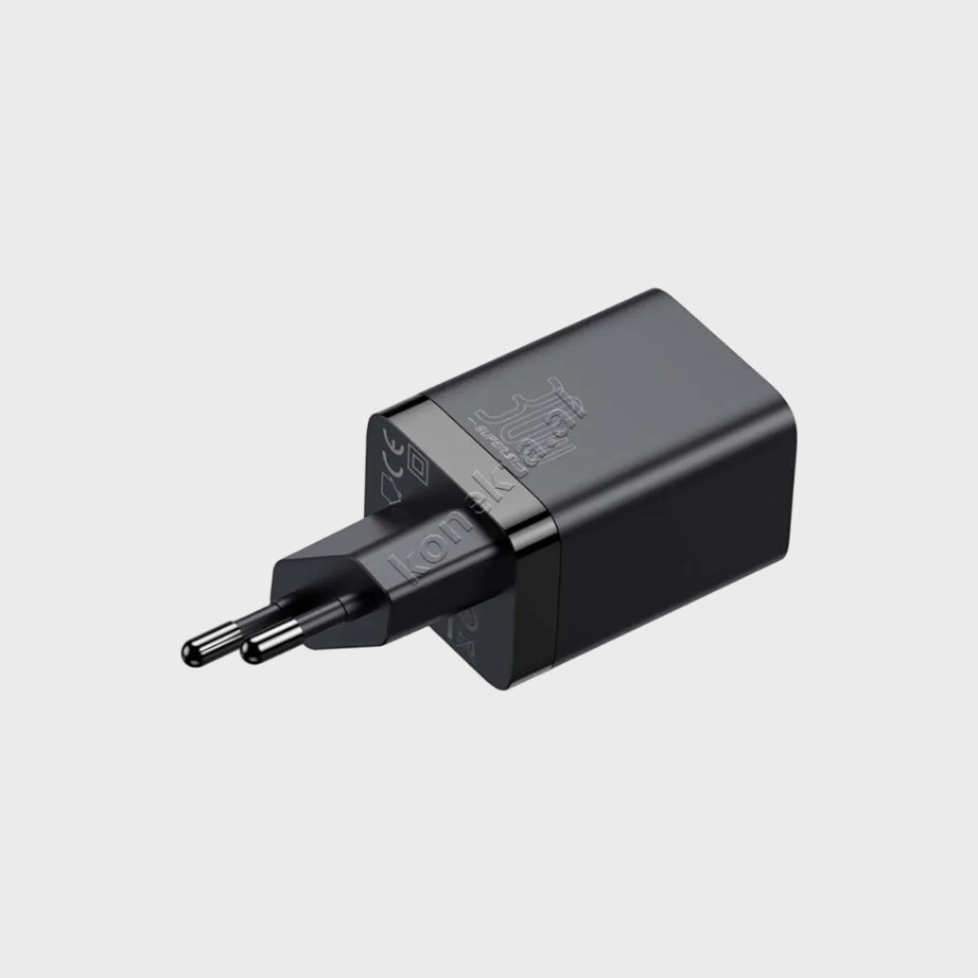 Adaptor Karikimi 30W Me Porte Type-C Dhe Usb-A Baseus KOKE KARIKUESI E ZEZE