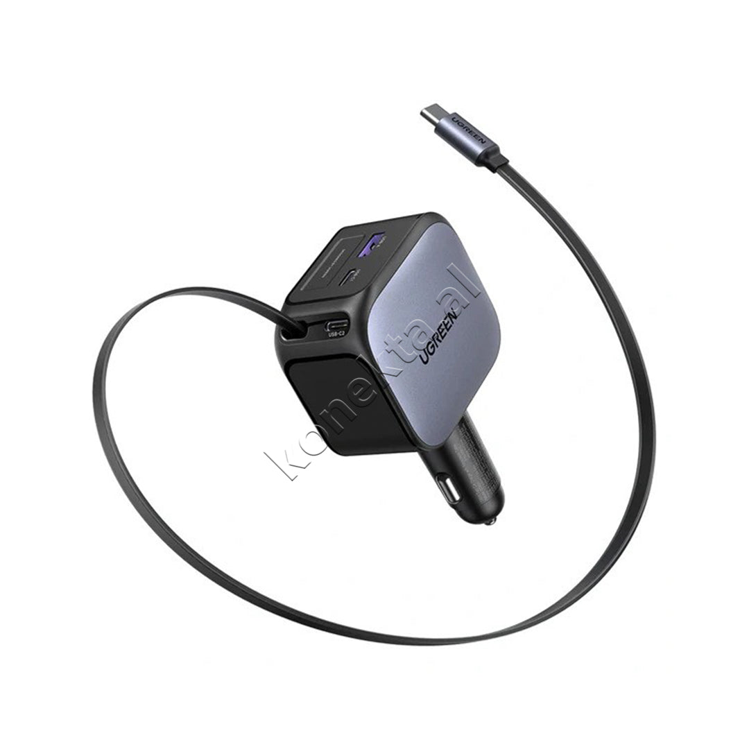 Adaptor Karikimi Per Makine 145W Me Fishe Te Integruar Type-C Ugreen