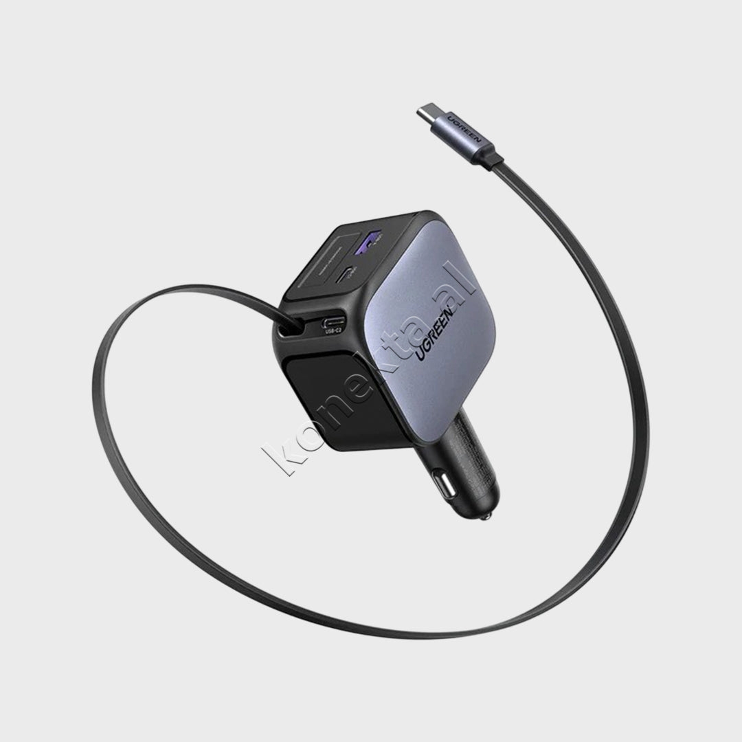Adaptor Karikimi Per Makine 145W Me Fishe Te Integruar Type-C Ugreen