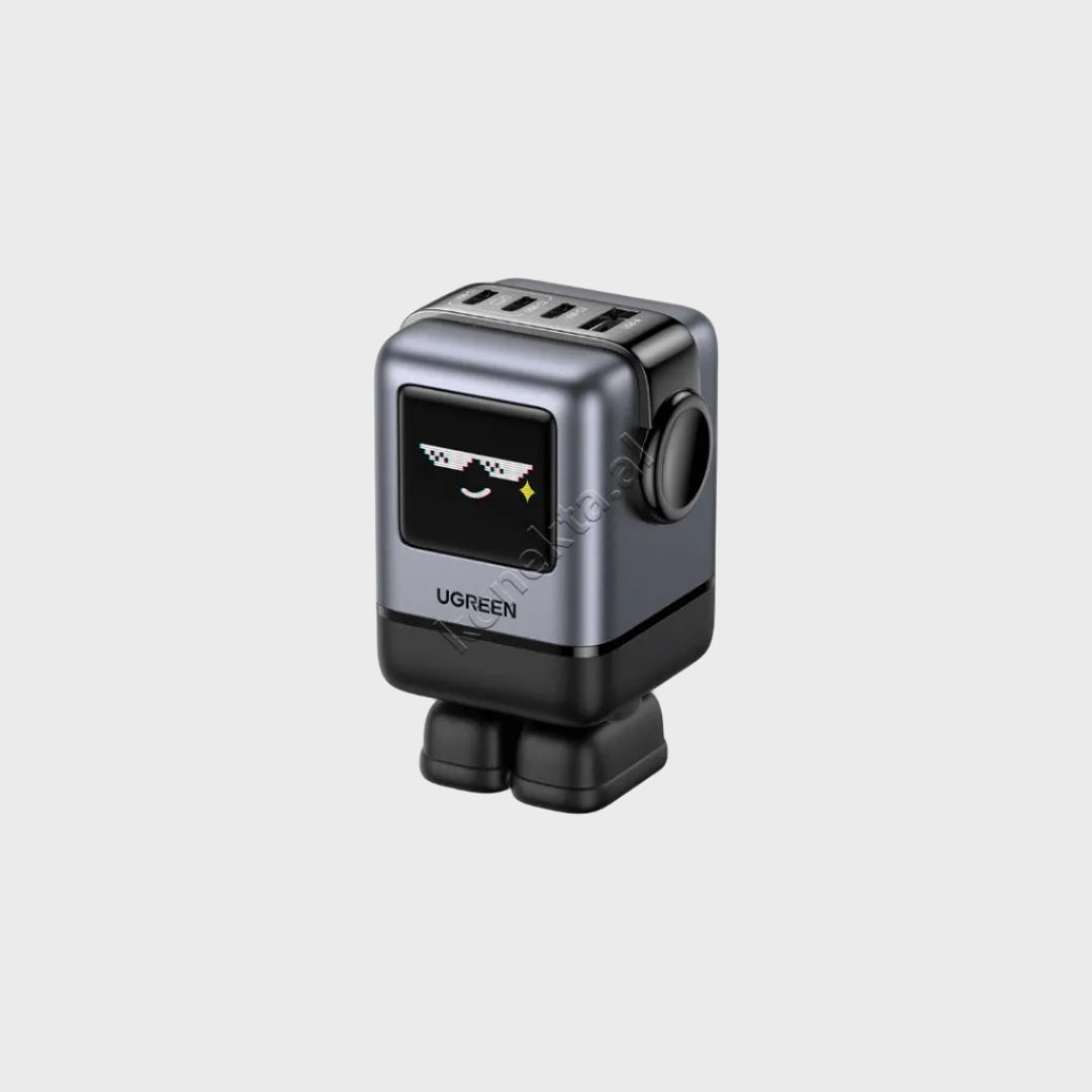 Adaptor Karikimi Uno 100W GAN Ugreen Me Porta 3xUSB-C & 1xUSB-A
