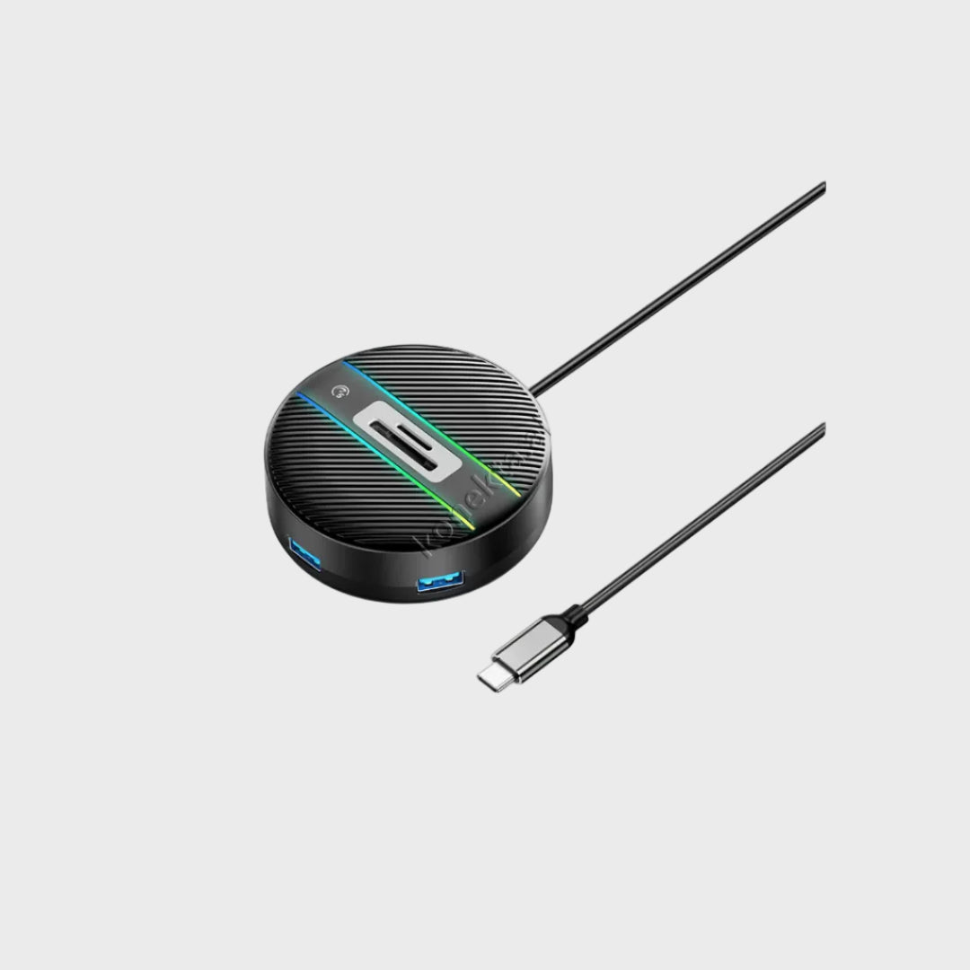 Adaptor Me Shume Porta 5 Ne 1 Per Pajisje Me Porte Type-C, Lexon Karte SD/TF
