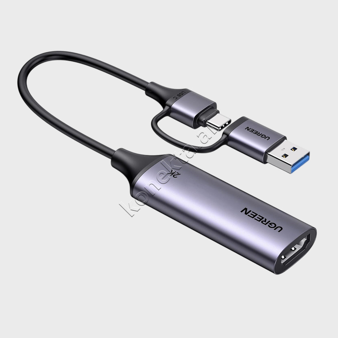 Adaptor Profesional Per Kapje Video HDMI Ne USB/Type-C Ugreen