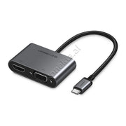 Adaptor USB-C Ne HDMI+VGA+USB-A+ USB-C Ugreen ADAPTER