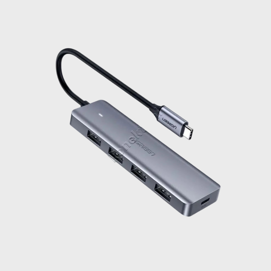 Adaptor Ugreen Me 4 Porta USB3.0 Dhe Kabell Type-C