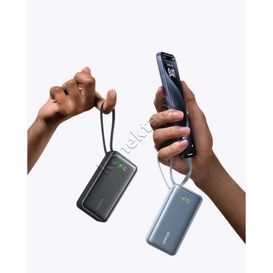 Bateri e Jashtme Anker 10000mAh 30W Me Fishe Type-C Te Terheqshme