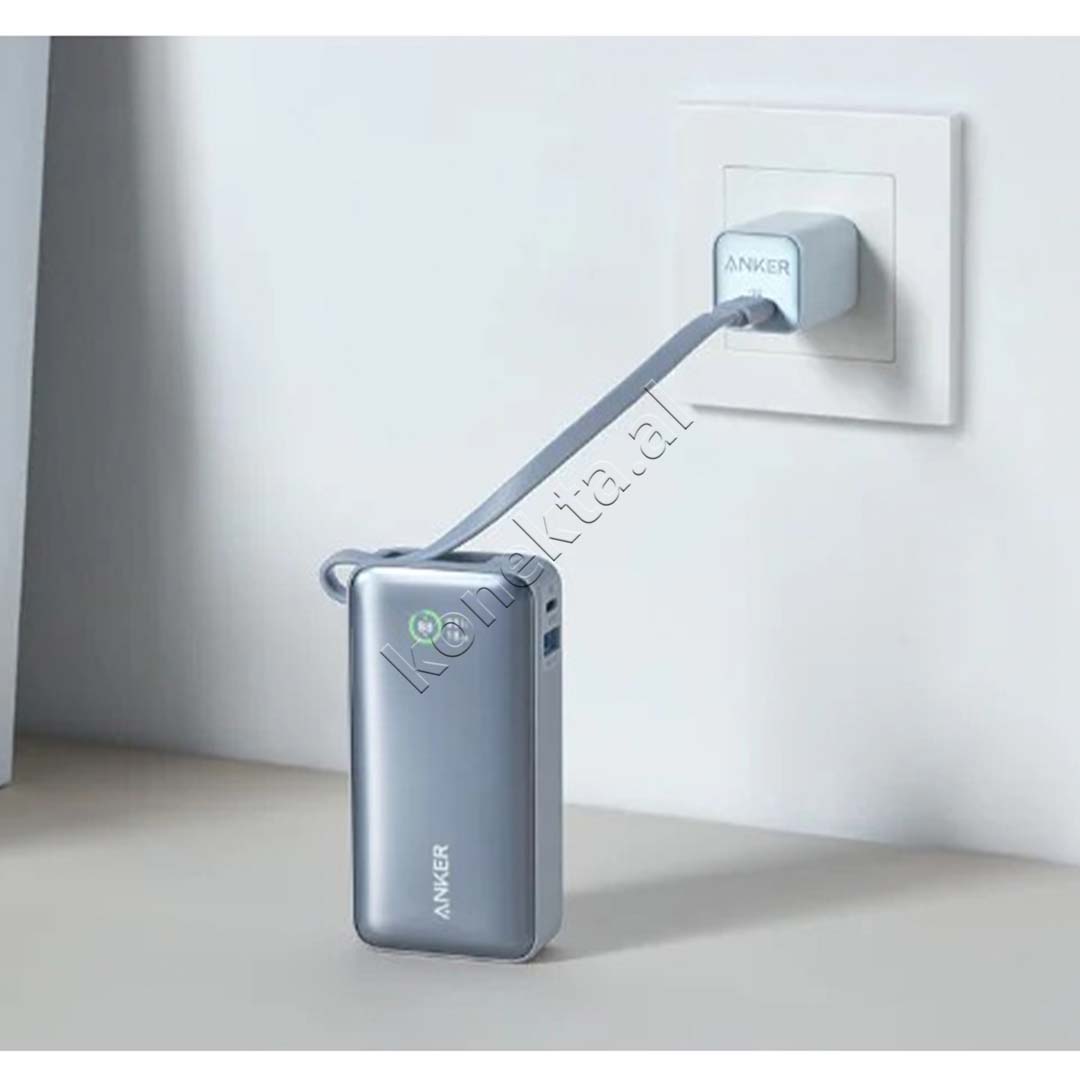 Bateri e Jashtme Anker 10000mAh 30W Me Fishe Type-C Te Terheqshme