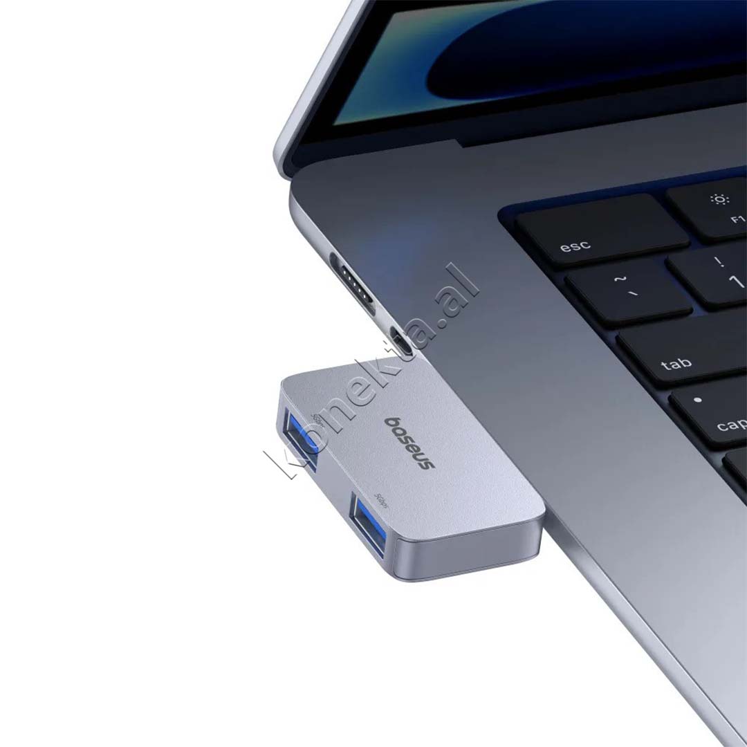 Adaptor Me 2 Porta USB3.0 Dhe Porte USB-C Baseus