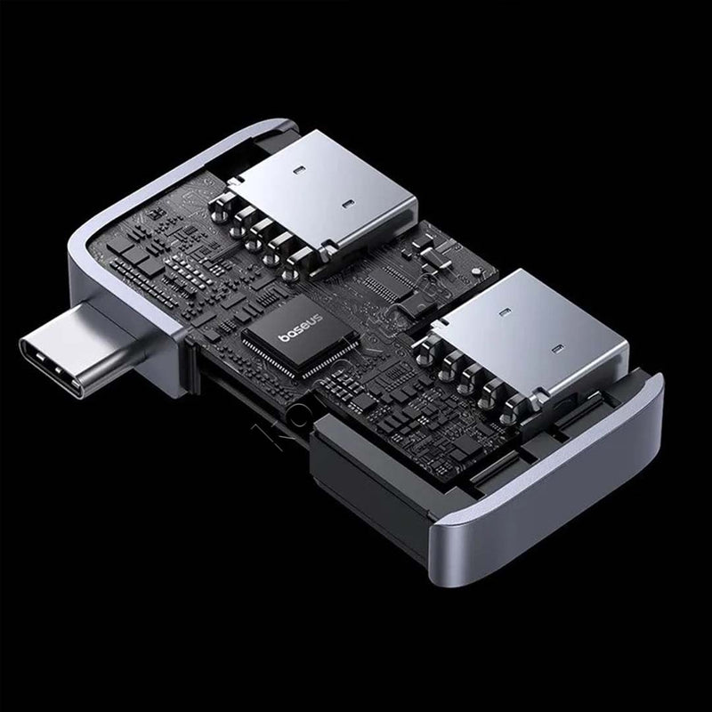 Adaptor Me 2 Porta USB3.0 Dhe Porte USB-C Baseus