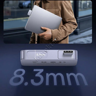 Adaptor Me 2 Porta USB3.0 Dhe Porte USB-C Baseus