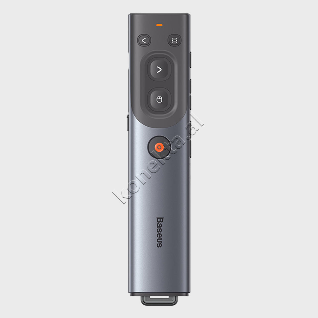 Prezantues Powerpoint PPT Wireless Orange Dot Me Lazer Te Kuq