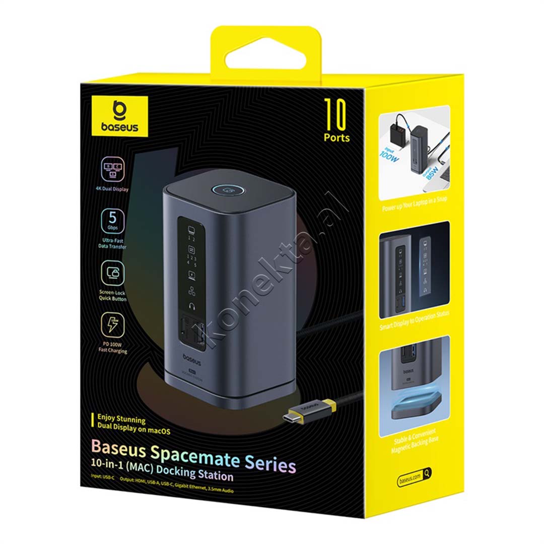 Adaptor HUB Baseus Me Shumë Porta 10 në 1