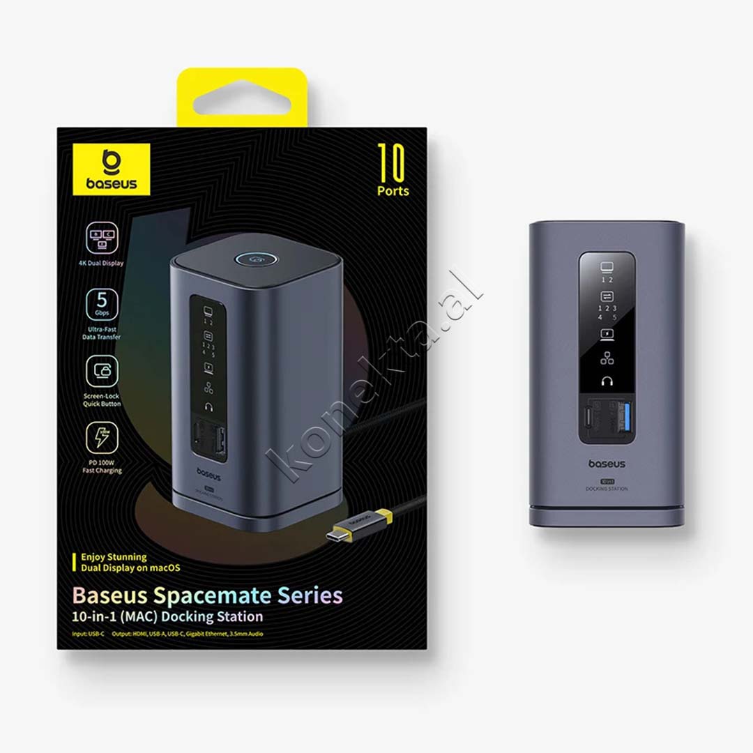 Adaptor HUB Baseus Me Shumë Porta 10 në 1