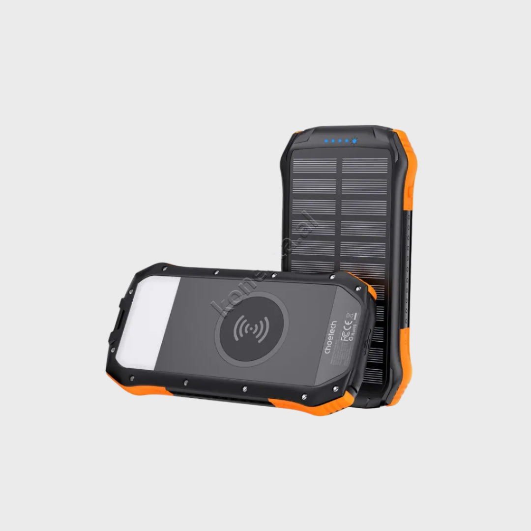 Bateri E Jashtme 10000mAh Me Panel Diellor Choetech