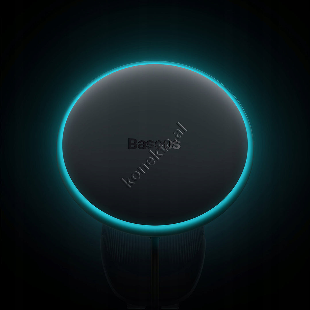 Mbajtese Celuari Per Makine Baseus Me Karikim Wireless Dhe Porte USB