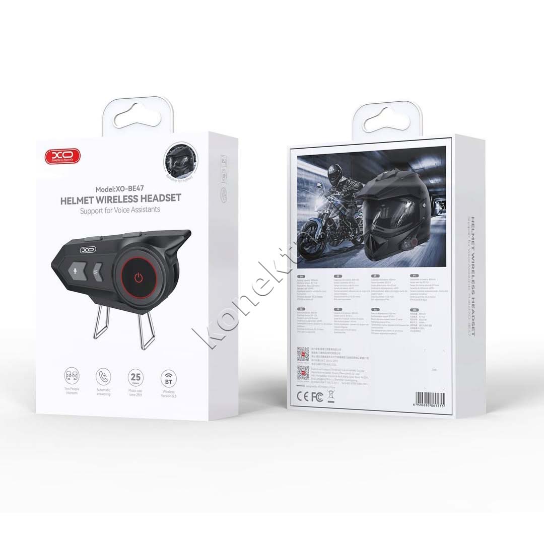 Helmet Bluetooth Headset Xo Per Motorr