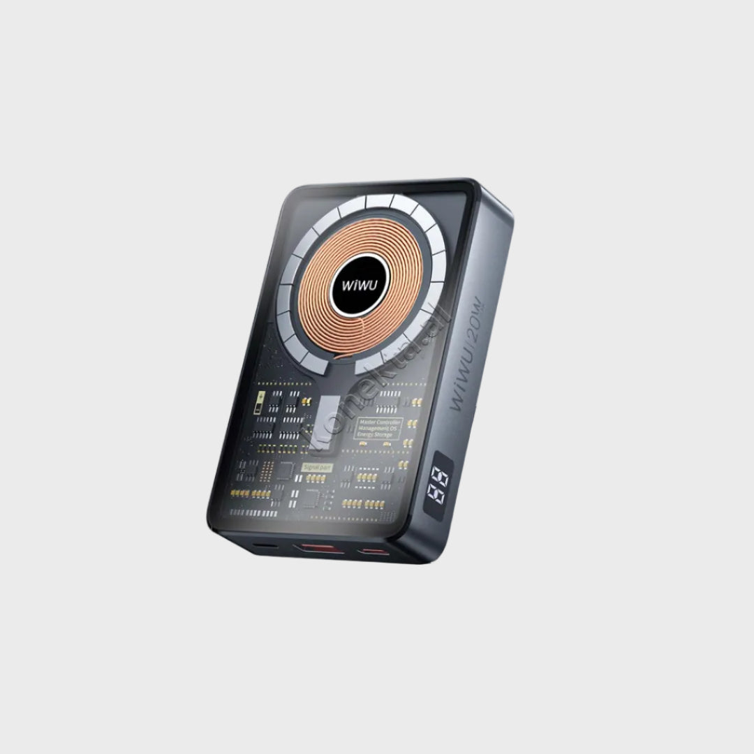 Bateri E Jashtme Magnetike 10000mAh 22.5W Wiwu
