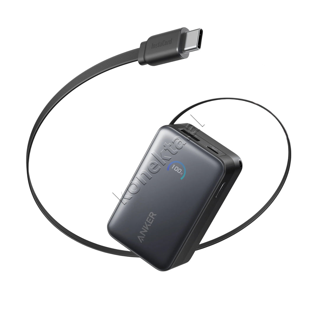 Bateri E Jashtme Magnetike 10000mAh 45W Me Fishe Te Terheqshme Type-C Anker