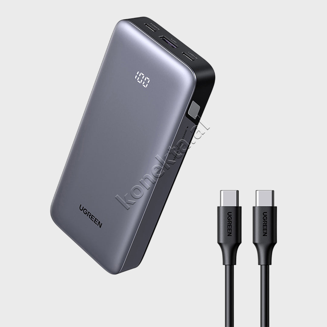 Bateri e Jashtme 20000mAh 30W Me Porta 2xUSB-C & 1xUSB-A Ugreen