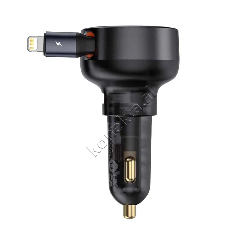 Adaptor Karikimi Per Makine 55W Me Fishe Lightning Te Terheqshme