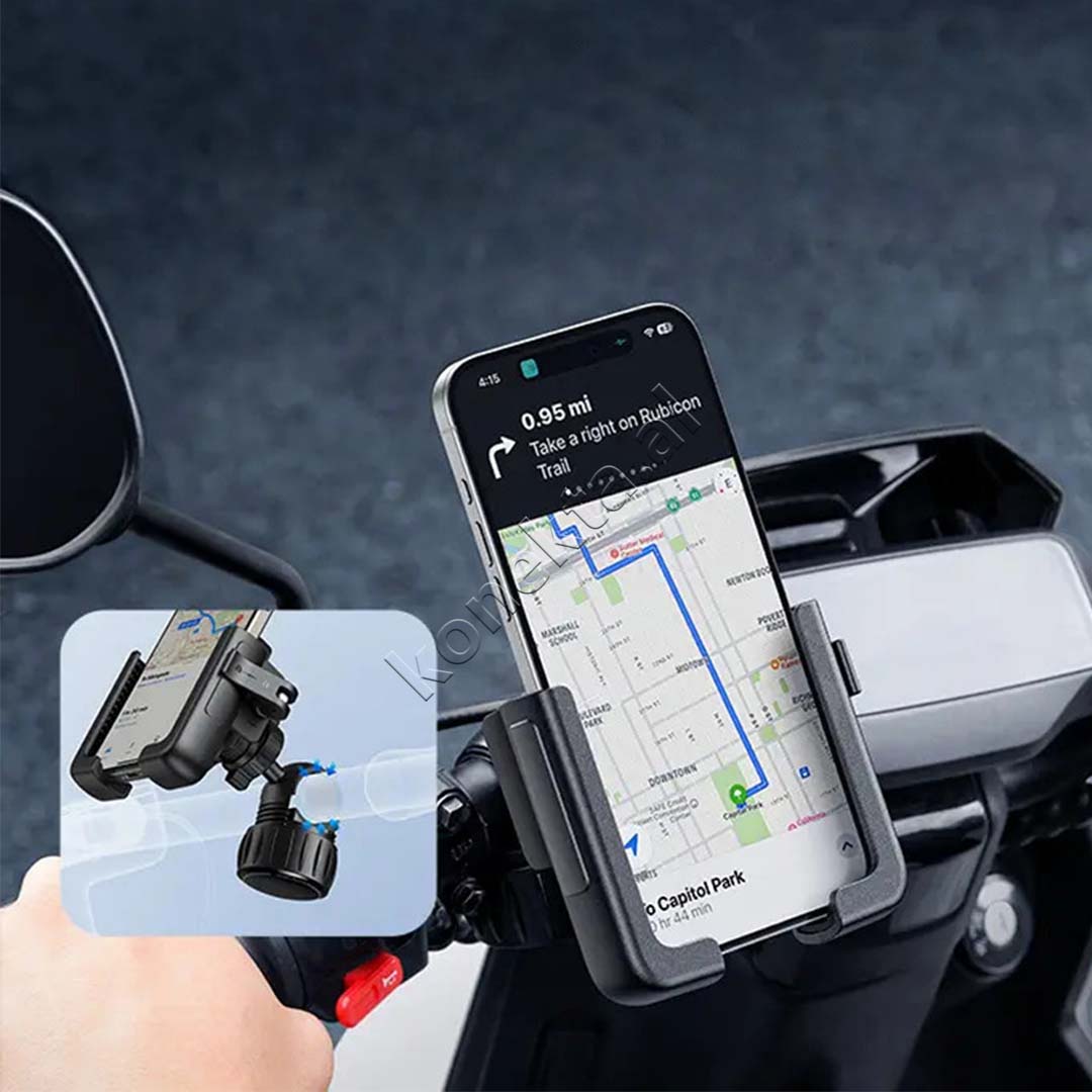 Mbajtese Celulari Per Biciklete Dhe Motorr Baseus GoTrip