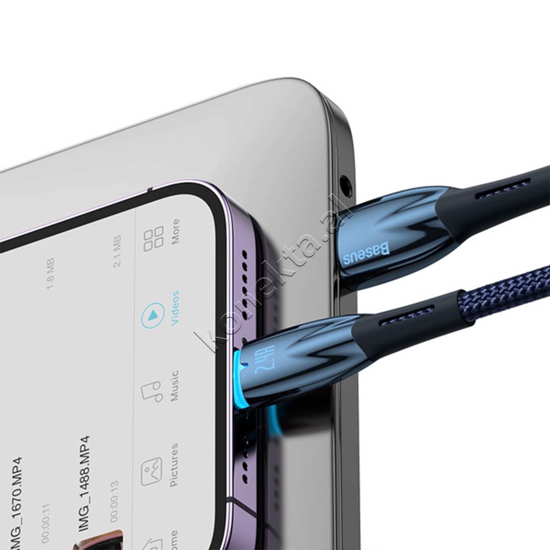Kabell Karikimi Baseus USB Ne Lightning 2.4A 2m
