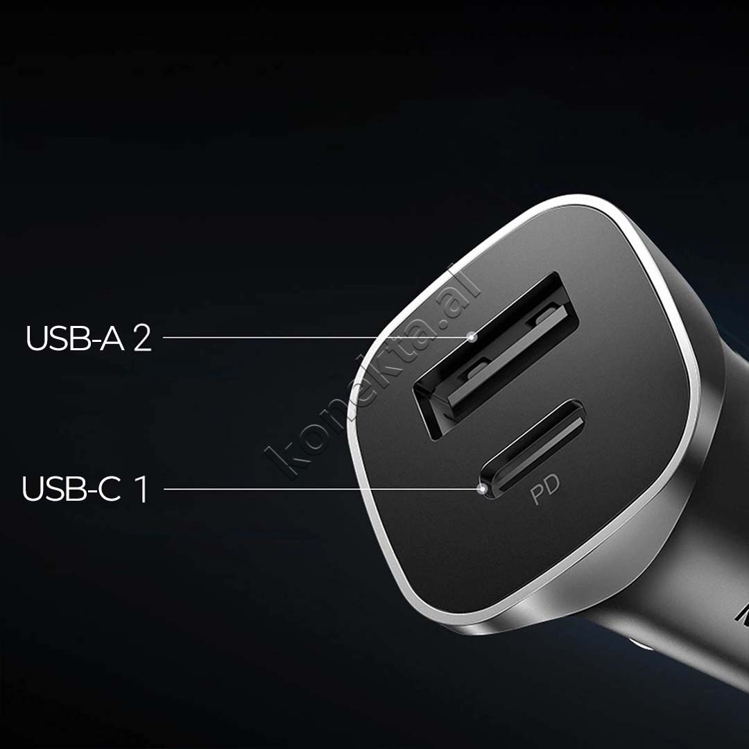 Adaptor Karikimi 30W Me Porte USB-C Dhe USB-A Ugreen