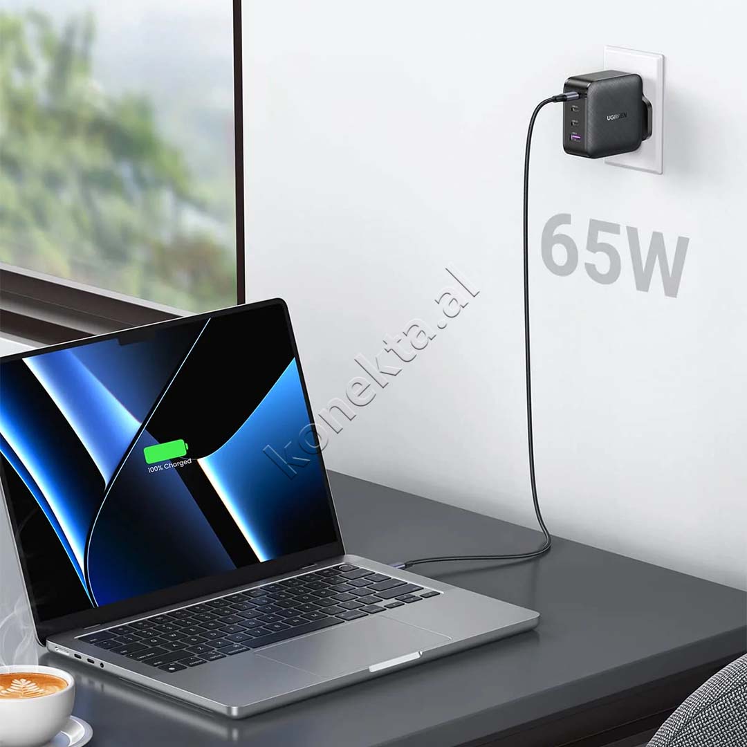 Adaptor Karikimi 65W Me 4 Porta Ugreen