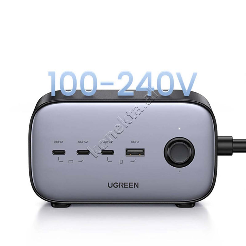 Adaptor Karikimi 100W UGreen Me Porte USB-A, 3xUSB-C & 2xAC