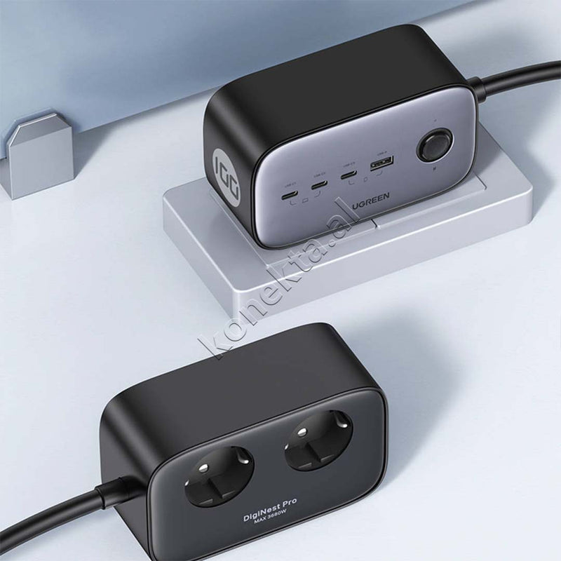 Adaptor Karikimi 100W UGreen Me Porte USB-A, 3xUSB-C & 2xAC