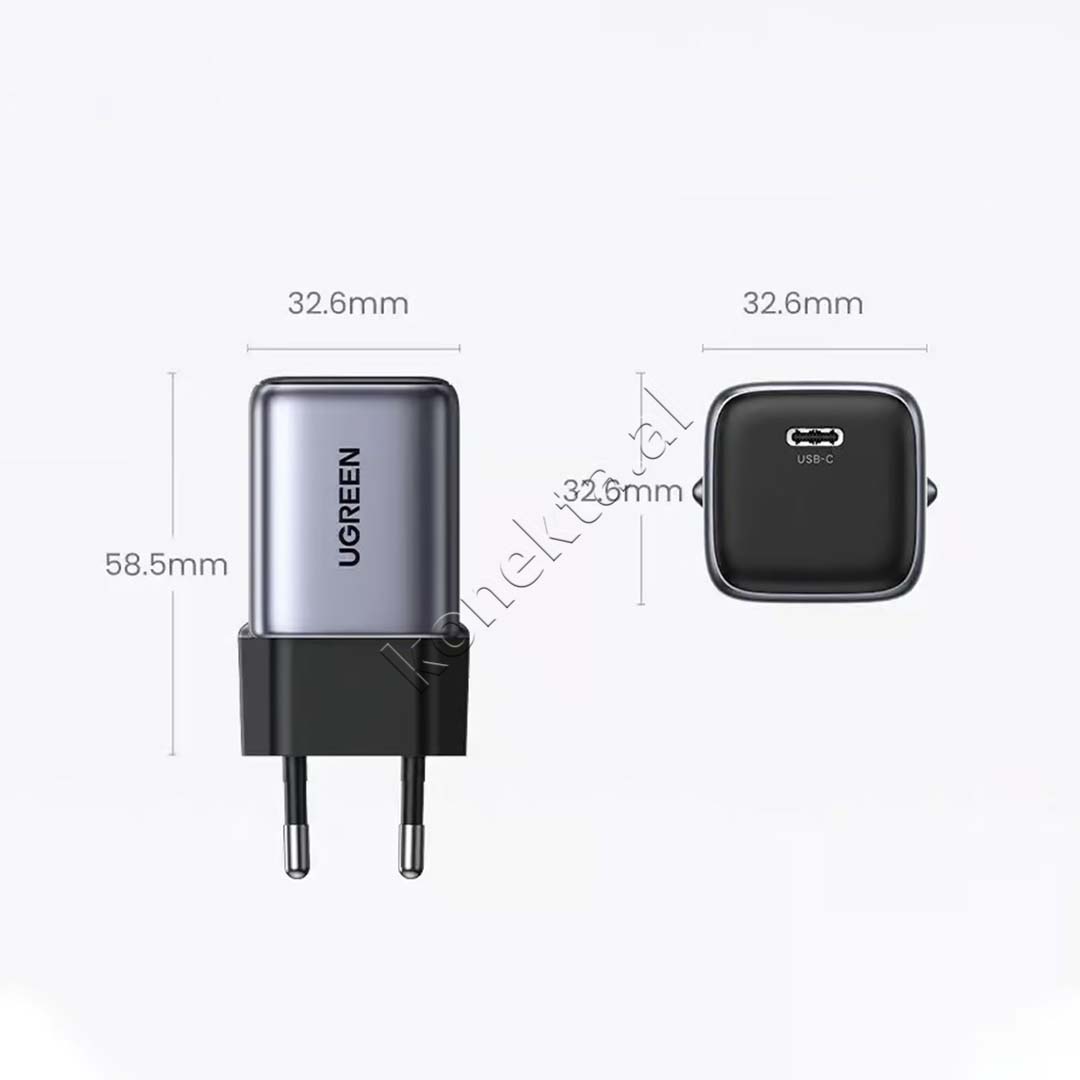 Adaptor Karikimi Nexode 30W UGreen Me Porte Type-C