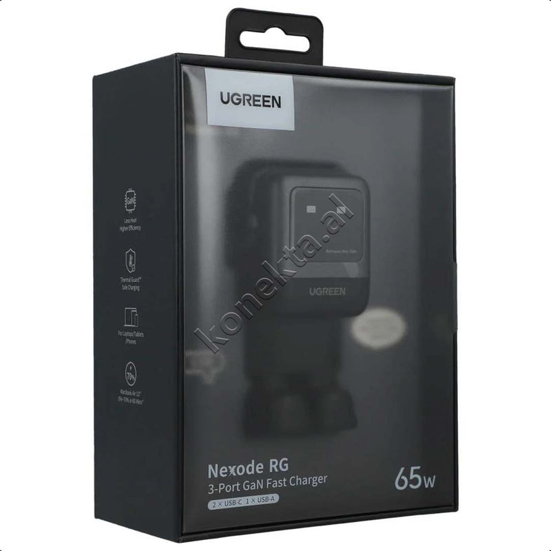 Adaptor Karikimi 65W 3 Ne 1 Ugreen Me 2 Porta Type-C Dhe 1 Porte USB-A