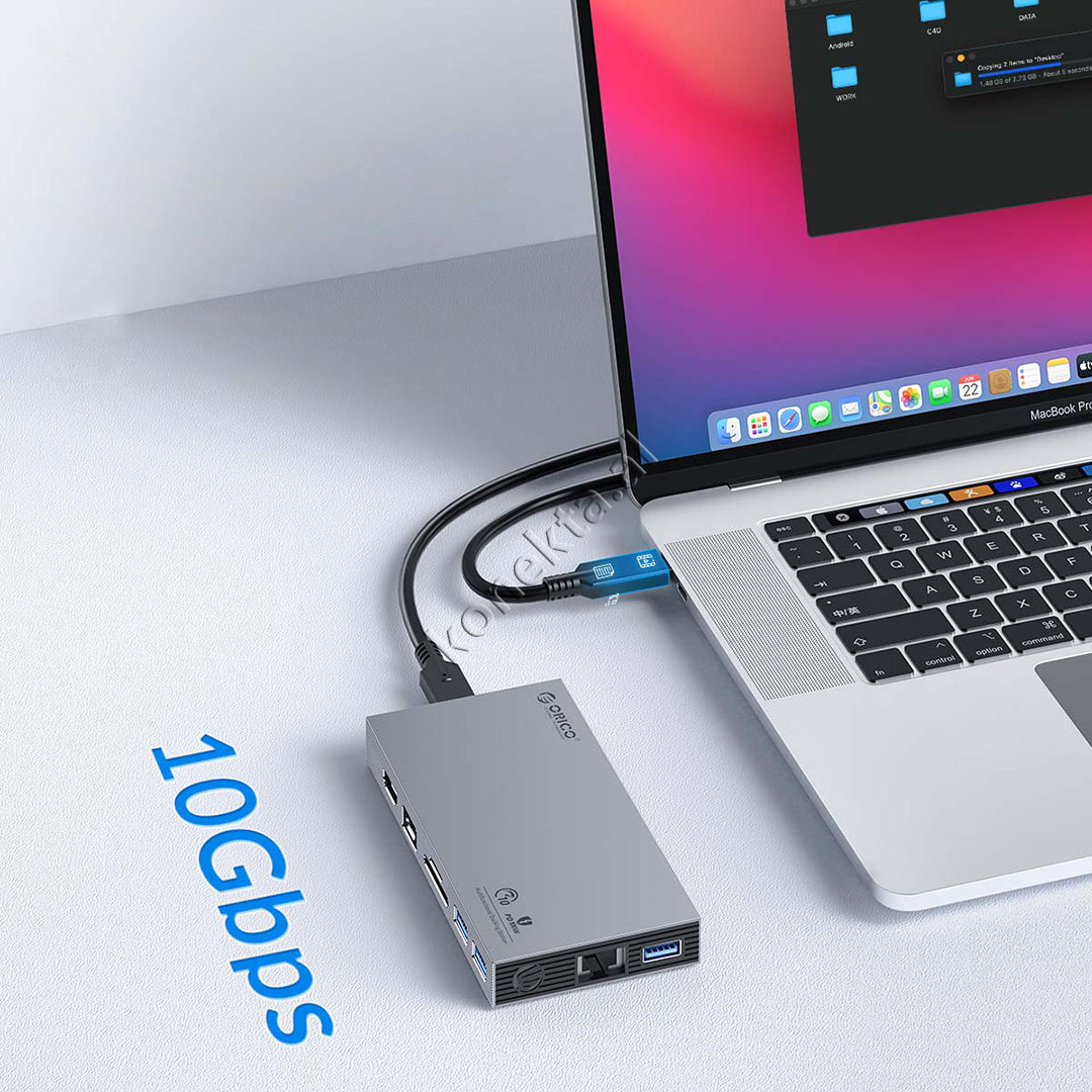 Mega Adaptor Me 9 Porta + Lexues SSD-je Deri Ne 2TB