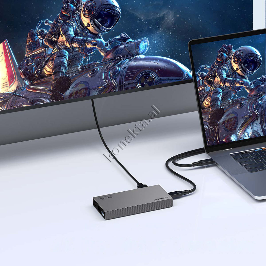 Mega Adaptor Me 9 Porta + Lexues SSD-je Deri Ne 2TB