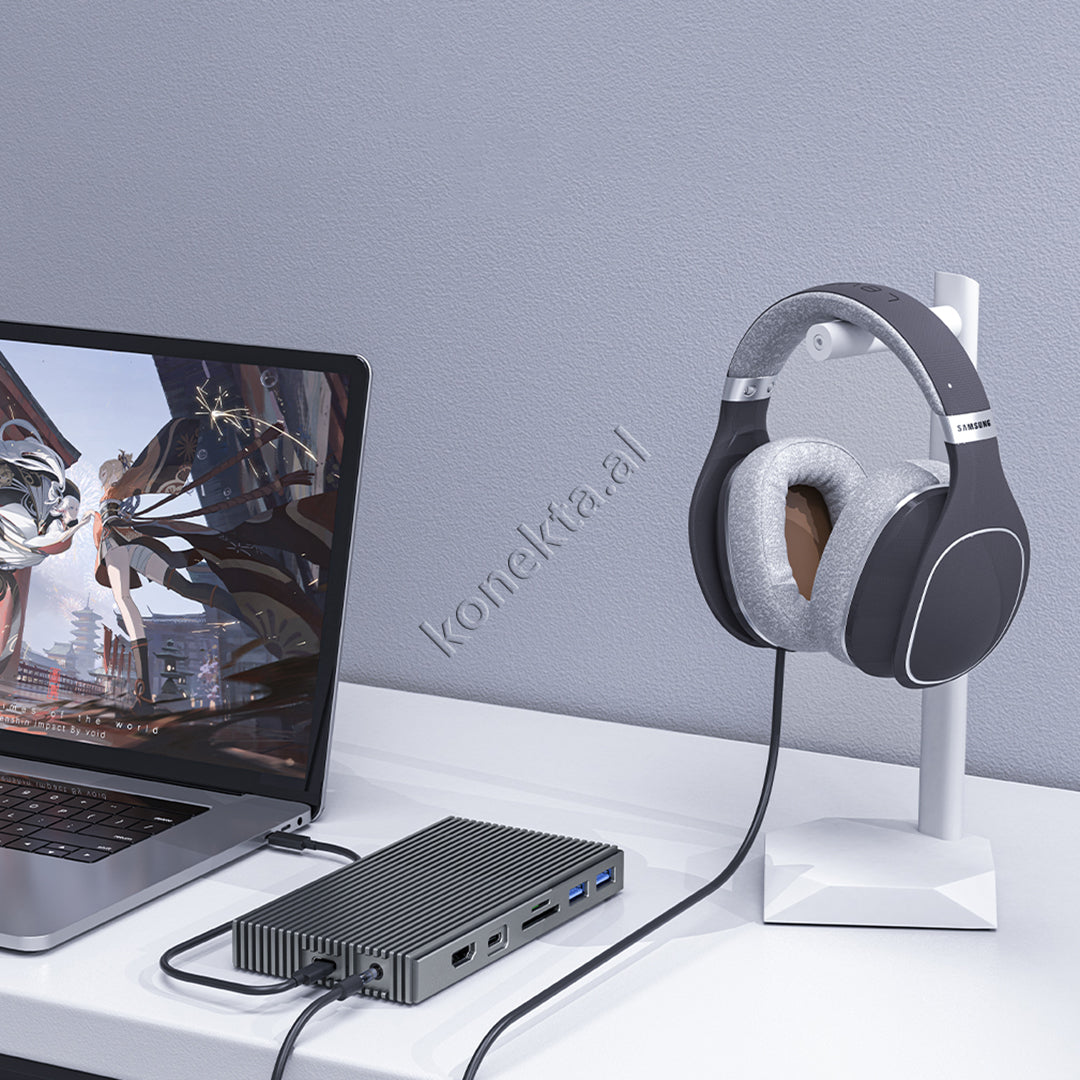 Mega Adaptor Multifunksional Me 9 Porta + Lexues SSD Deri Ne 2TB