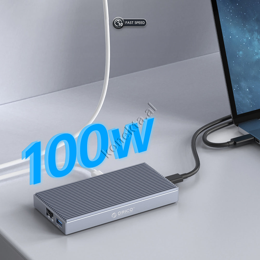 Mega Adaptor Multifunksional Me 9 Porta + Lexues SSD Deri Ne 2TB