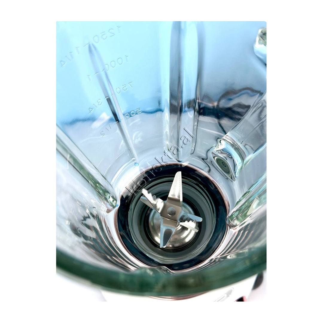 Blender Modern me Pamje Retro Klasike me Kontenier Xhami 1.5L