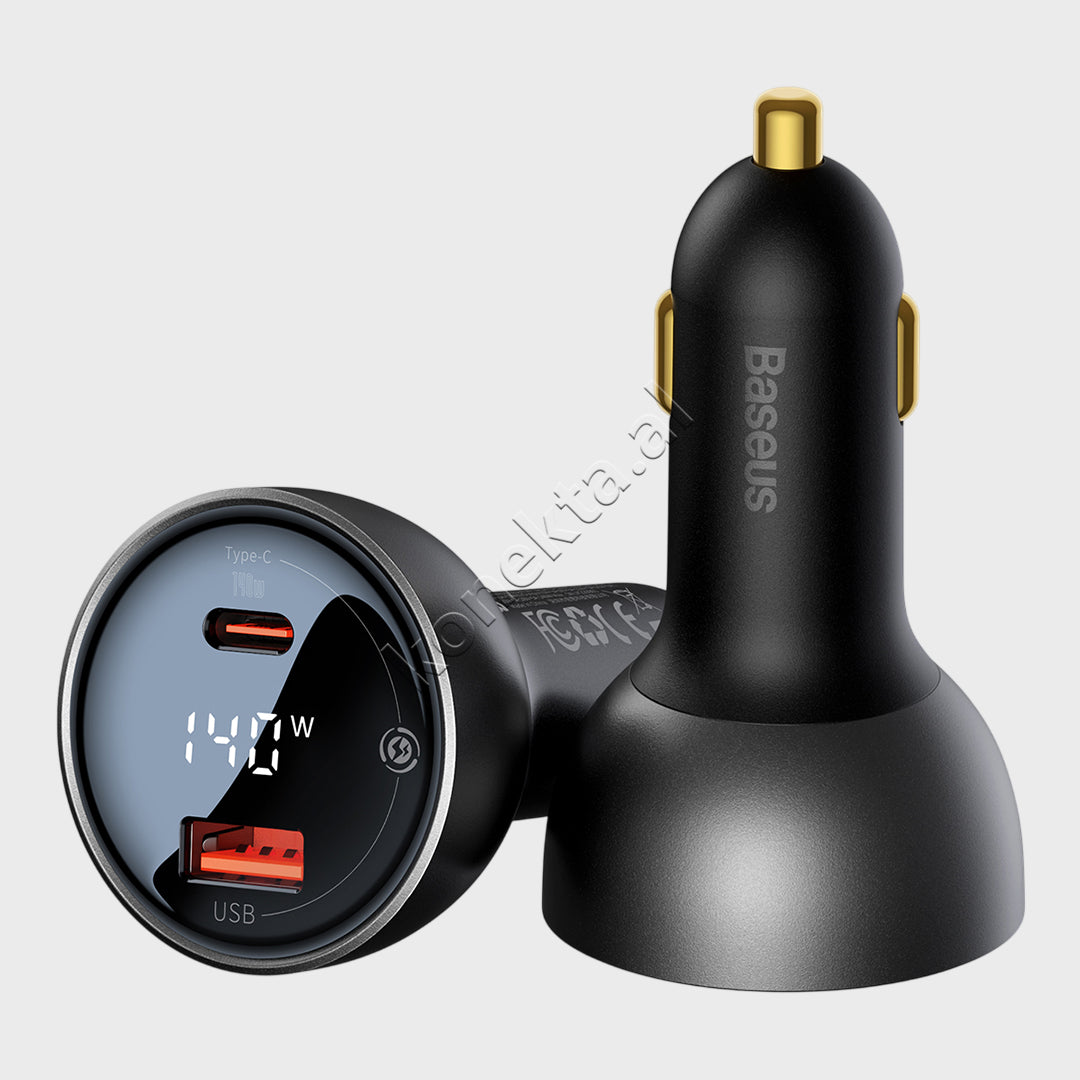 Adaptor Karikimi 140W Me Porte USB-C Dhe USB-A Baseus