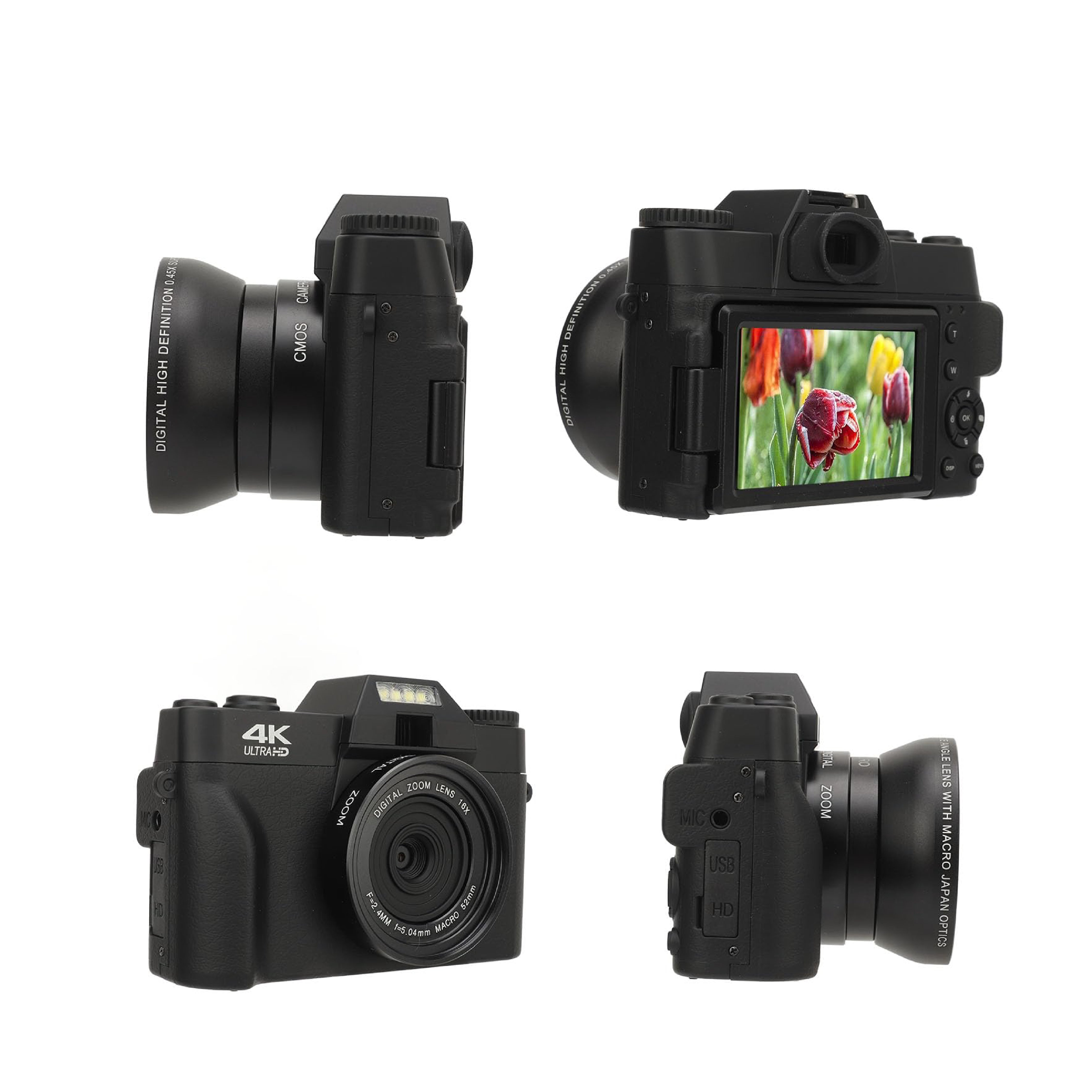 Kamera Digjitale 4K ULTRA HD 64MP