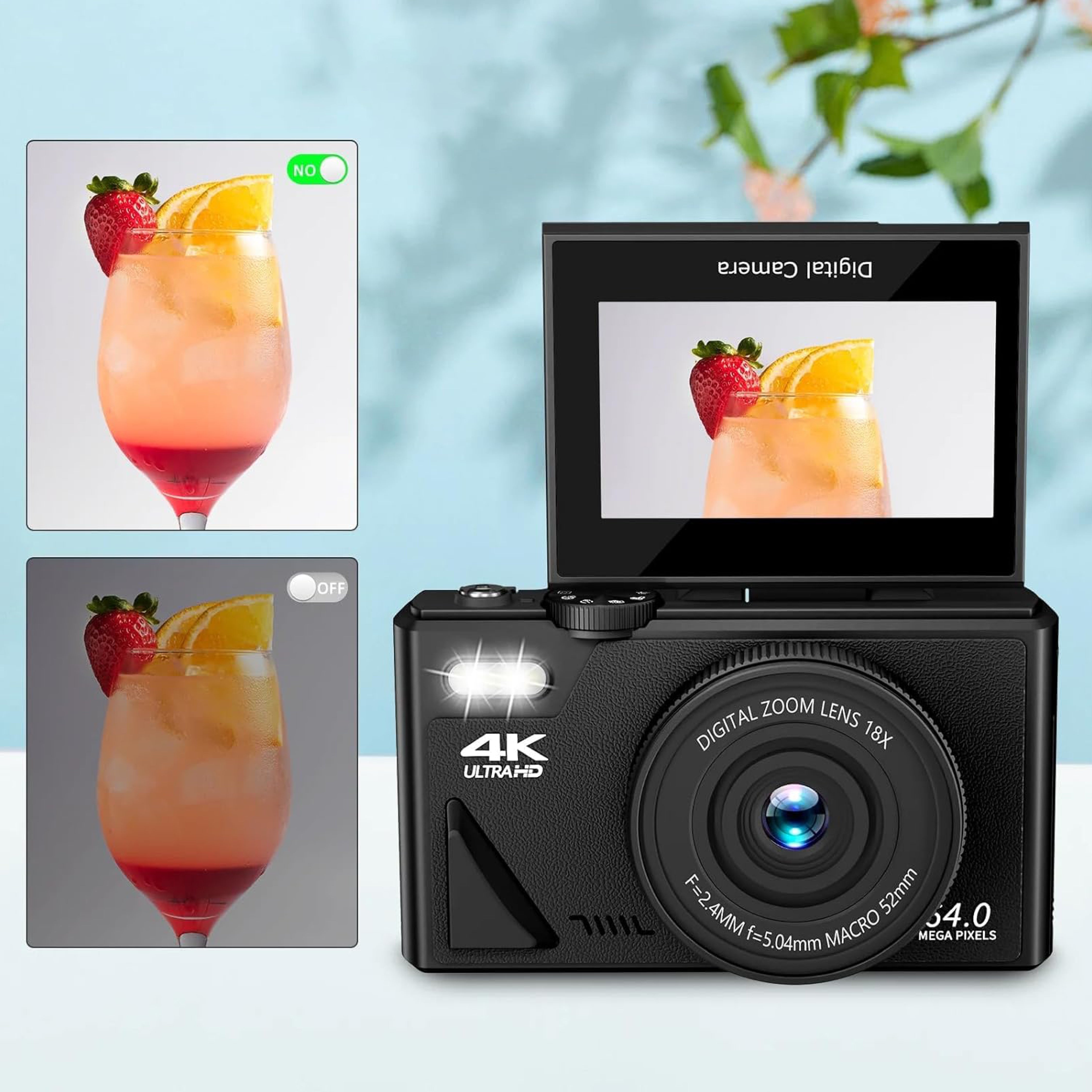 Kamera Digjitale 4K ULTRA HD 64MP