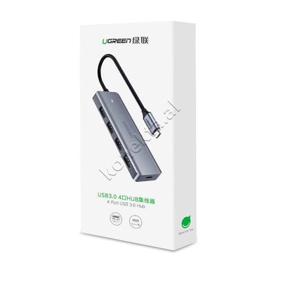 Adaptor Ugreen Me 4 Porta USB3.0 Dhe Kabëll Type-C