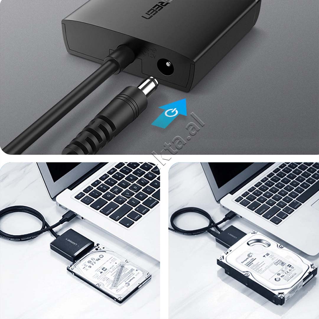 Adaptor USB 3.0 Ne 2.5" dhe 3.5" SATA III/II/I Ugreen