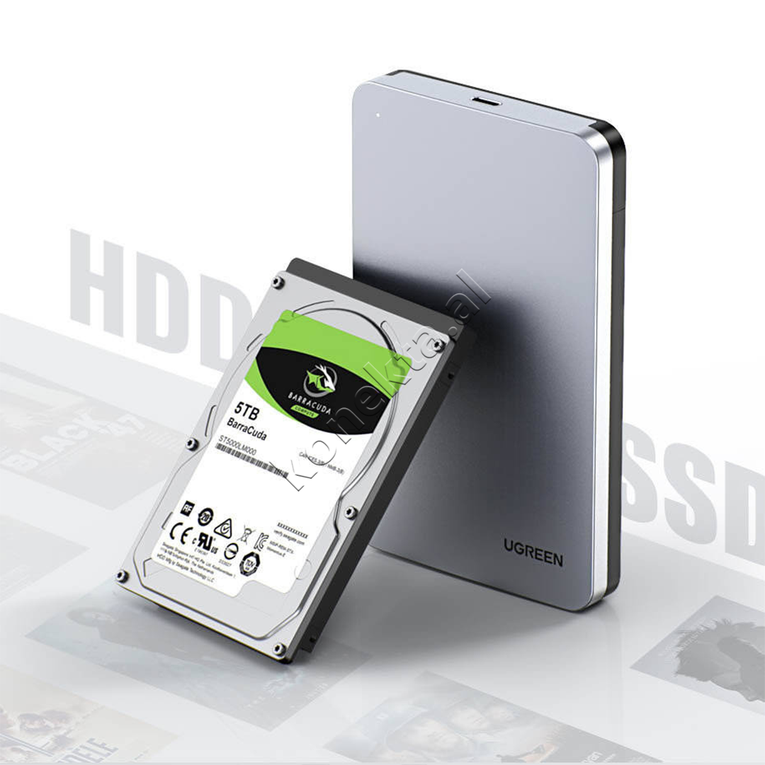 Mbajtese Dhe Lexuese Hard Disk 2.5" SATA 3.0 6Gbps Ugreen